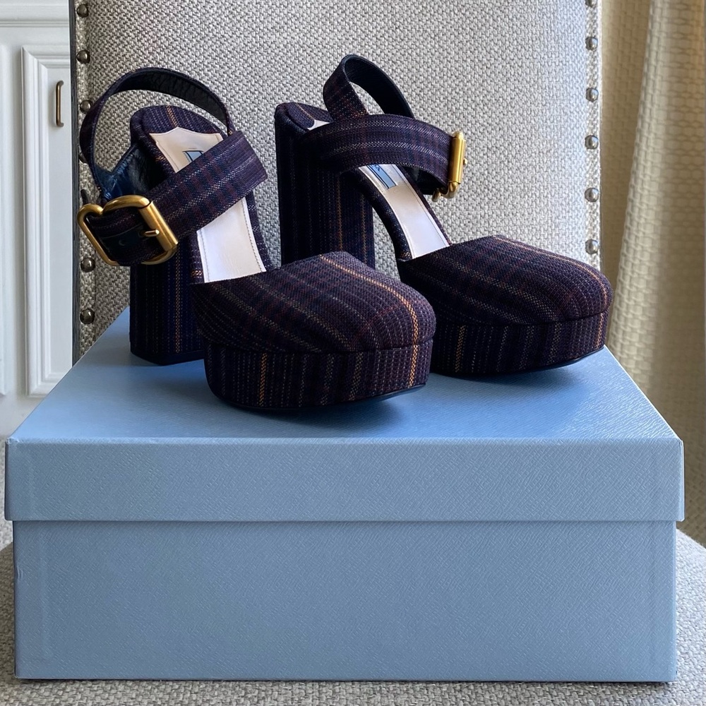 Prada Bordeaux Platform
